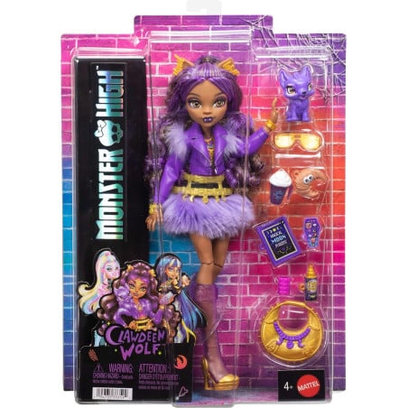 Monster High Clawdeen Wolf Y 7 Accesorios