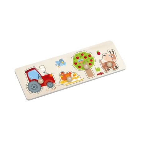 Haba Puzzle De Agarra Granja