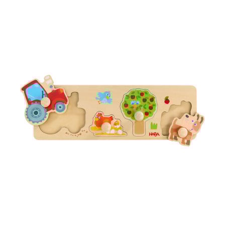 Haba Puzzle De Agarra Granja