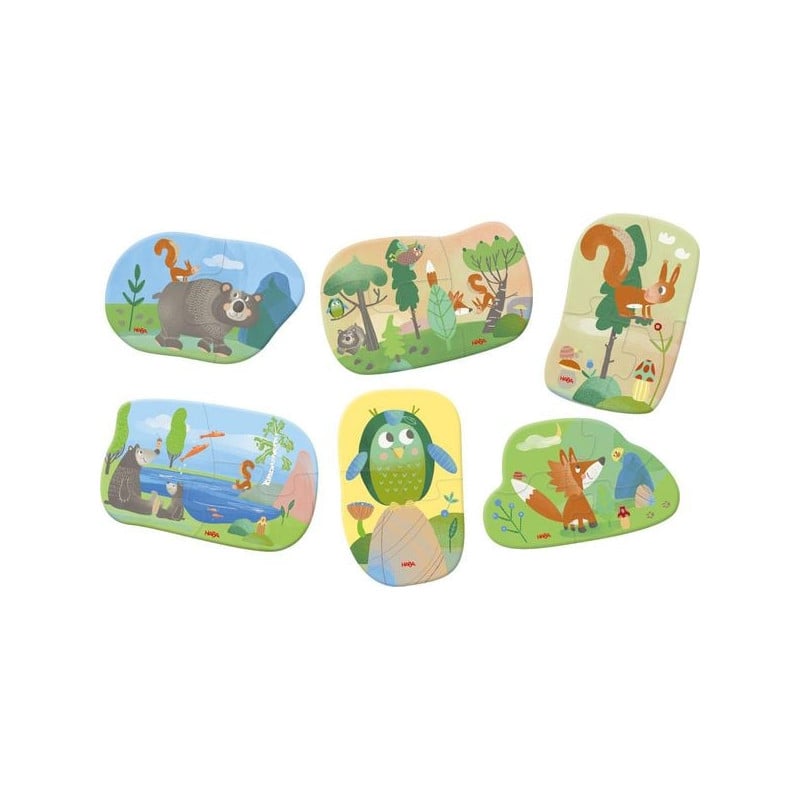 Haba Primeros Puzzles Animales Del Bosque