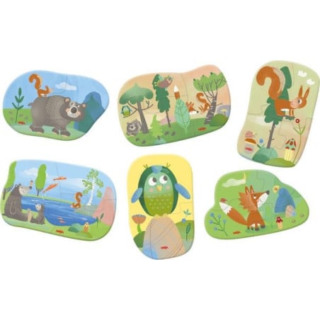 Haba Primeros Puzzles Animales Del Bosque