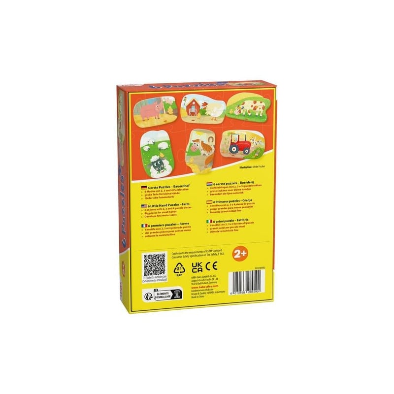 Haba Primeros Puzzles Granja