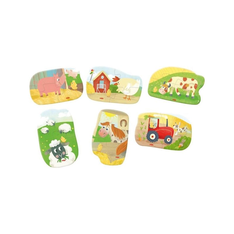 Haba Primeros Puzzles Granja