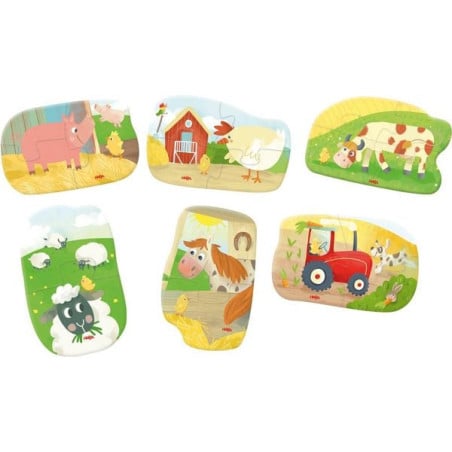 Haba Primeros Puzzles Granja