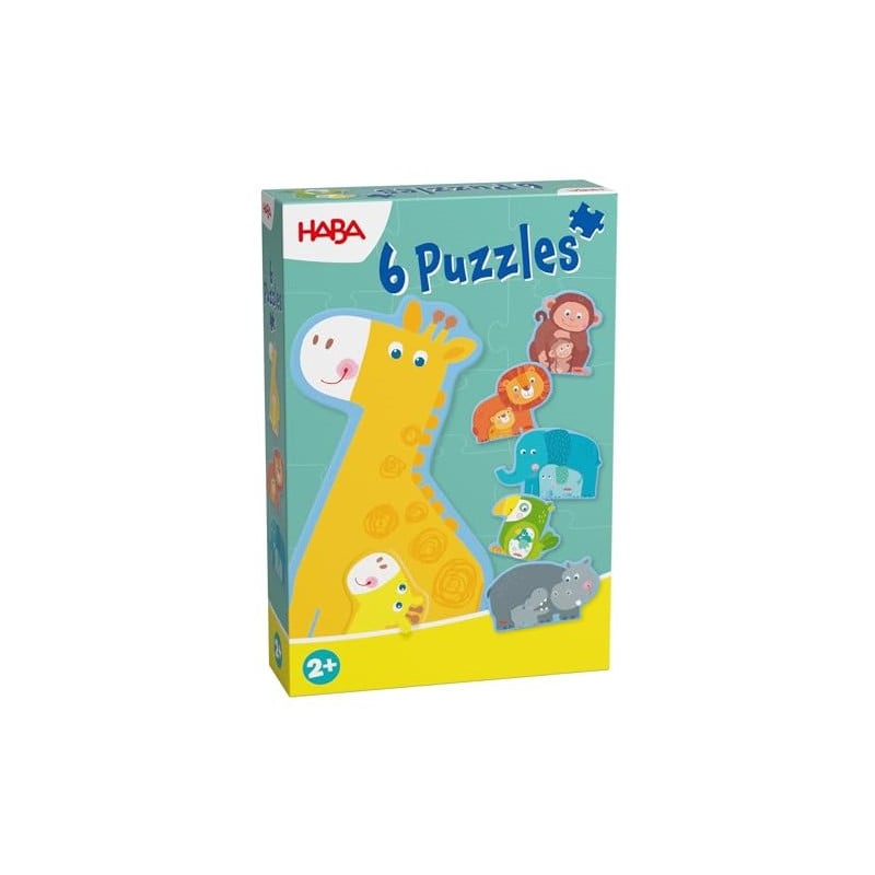 Haba Primeros Puzzles Familia De Animales