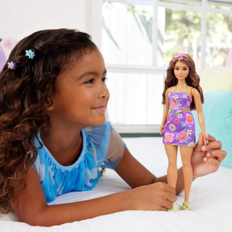 Barbie Fashionista Conjunto De Flores