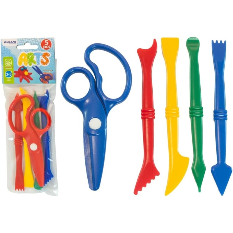 Miniland Set Accesorios Pasta Blanda 14Cm