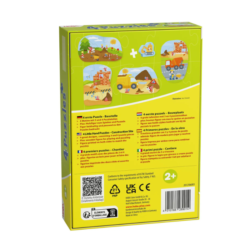 Haba Primeros Puzzles En La Obra
