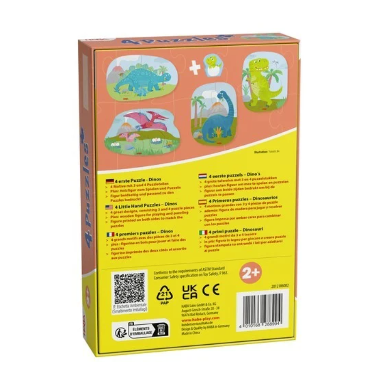 Haba Primeros Puzzles Dinosaurios