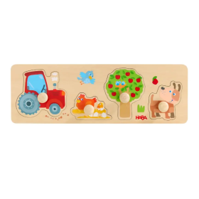 Haba Puzzle De Agarra Granja