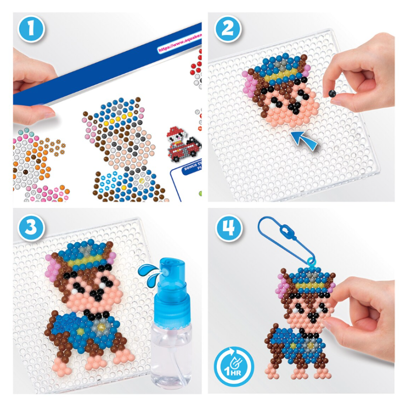 Aquabeads Patrulla Canina Kit Llaveros