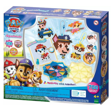 Aquabeads Patrulla Canina Mega Pack 700 Abalorios