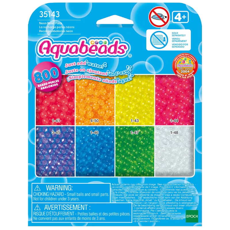 Aquabeads Pack de Colores Neón