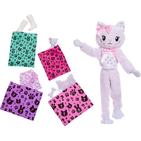 Barbie Cutie Reveal Gatito Lila