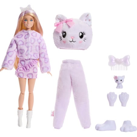 Barbie Cutie Reveal Gatito Lila