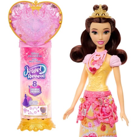 Disney Princess Bella Jewel Reveal De Mattel