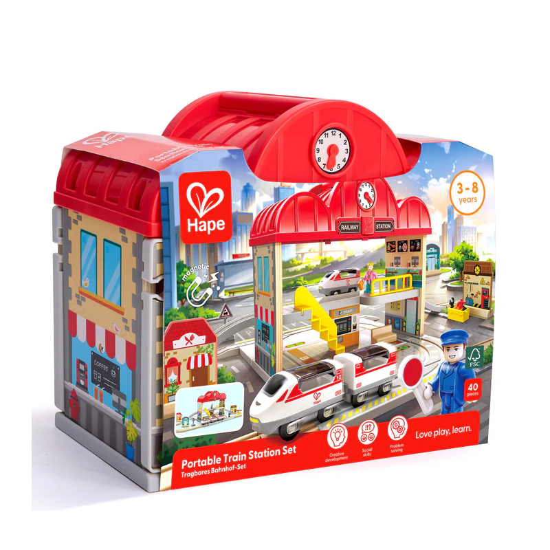 Hape Set De Estación Pórtatil