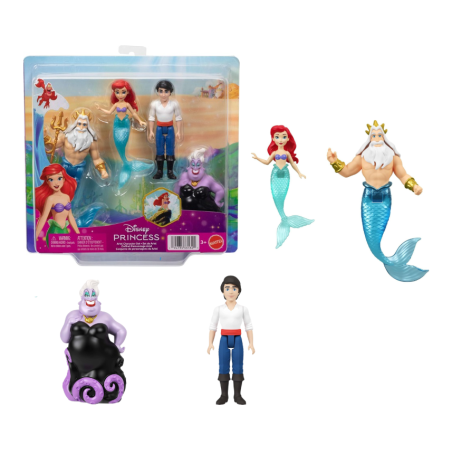 Pack Figuras La Sirenita  De Mattel
