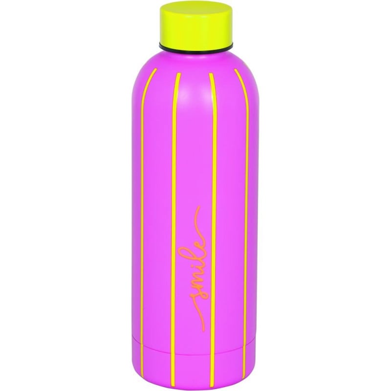 Botella Termo Rosa A Rayas To Go