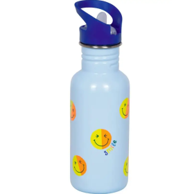 Botella Smile Azul Acero Inoxidable