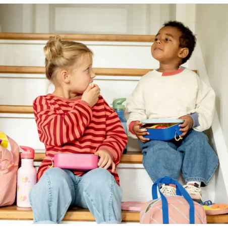 Fiambrera Smile Azul Acero Inox