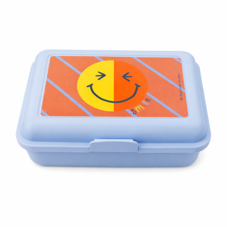Fiambrera Smile Azul PVC
