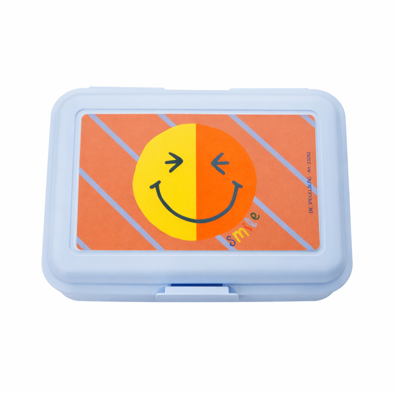 Fiambrera Smile Azul PVC