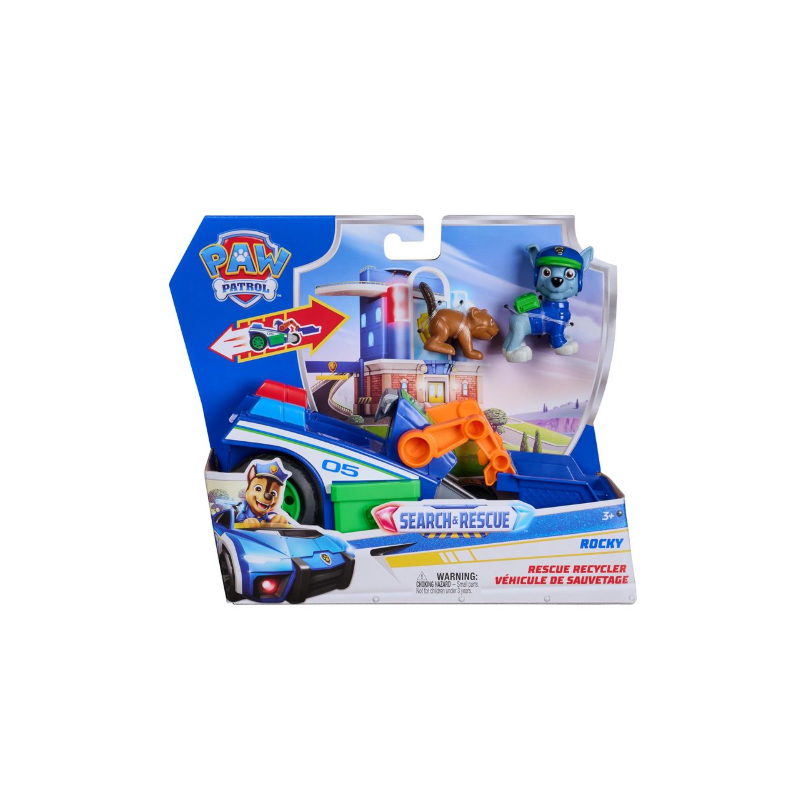 Patrulla Canina Vehículo De Reciclaje Rocky