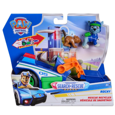 Patrulla Canina Vehículo De Reciclaje Rocky