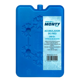 Acumulador De Frío 200 cc PVC Azul Monty
