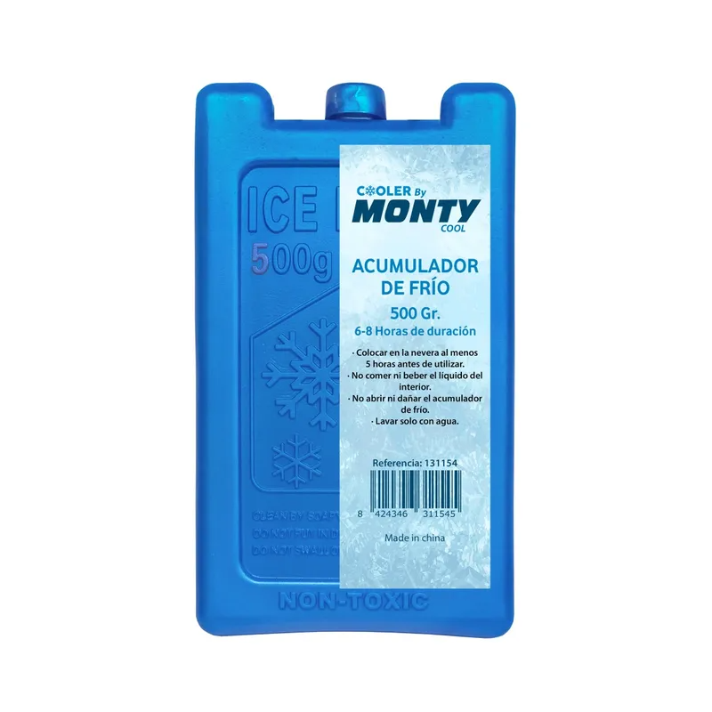 Acumulador De Frío 500 cc PVC Azul Monty