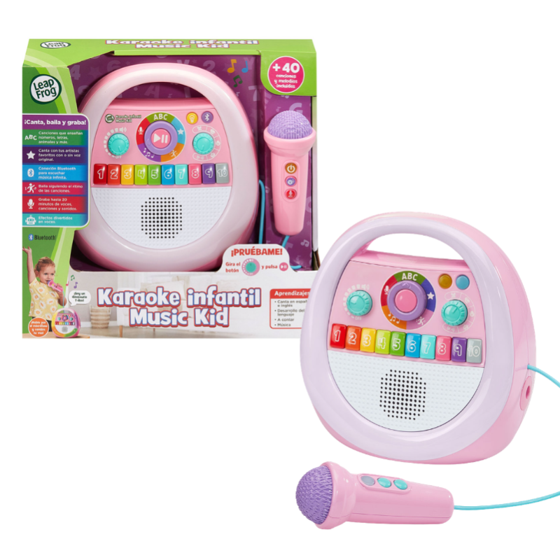 Karaoke Infantil Music Kid Rosa De Vtech