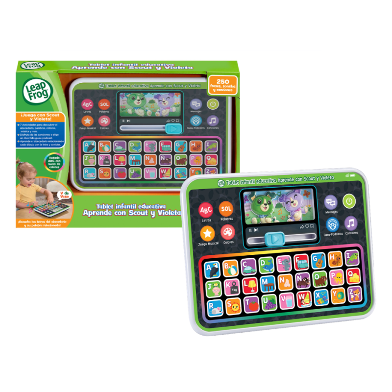 Tablet Infantil Aprende Con Scout Y Violeta De Vtech