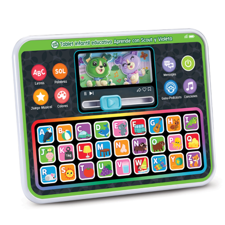 Tablet Infantil Aprende Con Scout Y Violeta