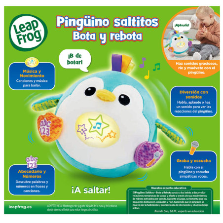 Pingüino Saltitos Bota Rebota