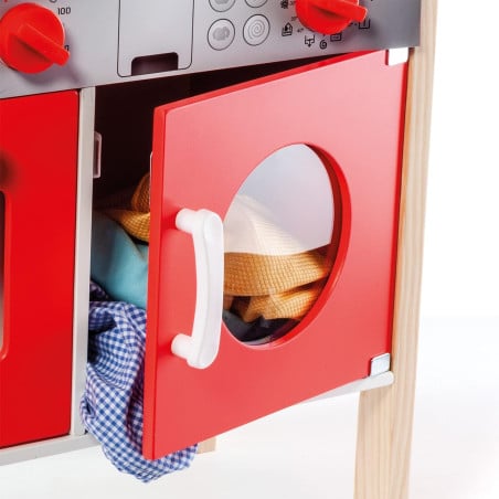 Gran Cocina Roja Molto Madera 60X30X85