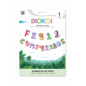 Guirnalda Feliz Cumpleaños Animales 3 M De Partilandia 2