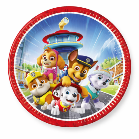 Platos Patrulla Canina 6 Uds De Partilandia