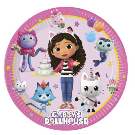 Platos La Casa De Muñecas De Gabby 6 Uds De Partilandia