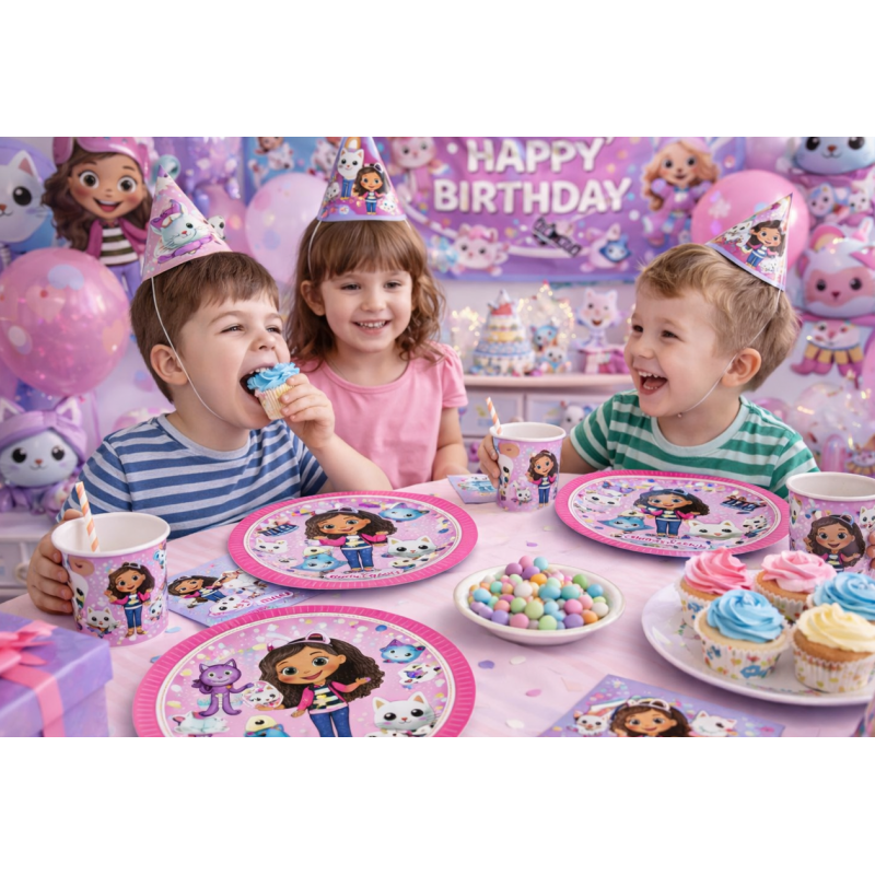 Platos La Casa De Muñecas De Gabby 6 Uds