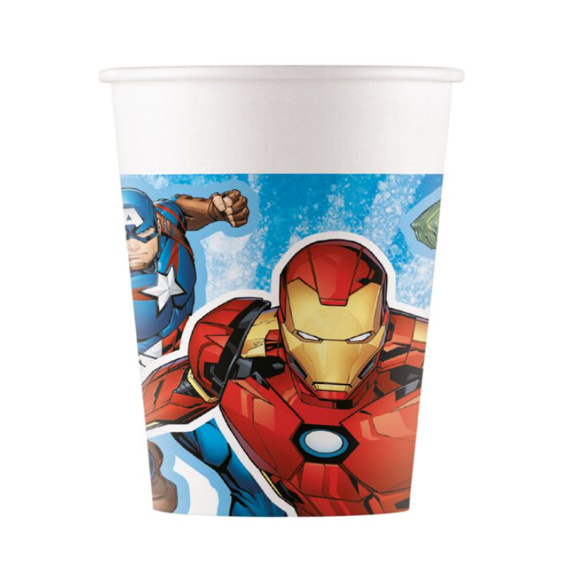 Vasos Avengers 200 Ml 6 Uds De Partilandia