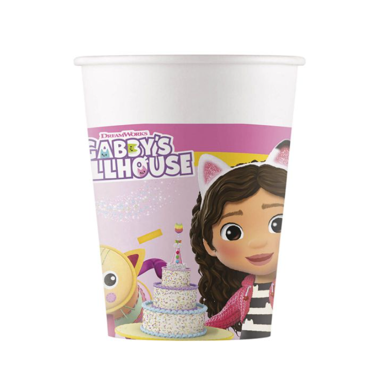 Vasos La Casa De Muñecas De Gabby 200 Ml 6 Uds De Partilandia