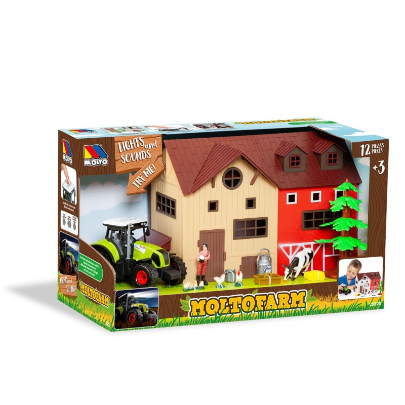 Molto Tractor Con Sonido Y Granja