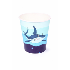 Vasos Tiburón 250 Ml 12 Uds