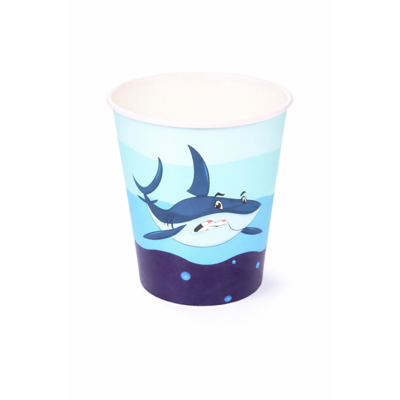 Vasos Tiburón 250 Ml 12 Uds De Partilandia