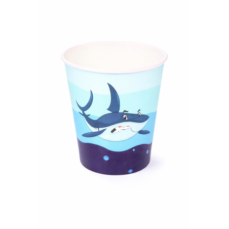 Vasos Tiburón 250 Ml 12 Uds De Partilandia