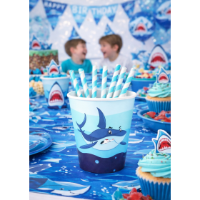 Vasos Tiburón 250 Ml 12 Uds De Partilandia 2