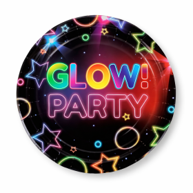 Platos Glow Party 6 Uds De Partilandia