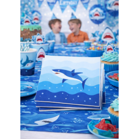Servilletas Tiburón 12 Uds De Partilandia 2