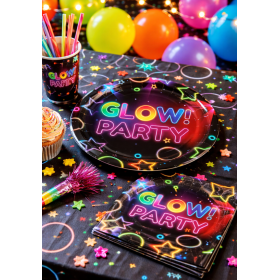 Platos Glow Party 6 Uds De Partilandia 2